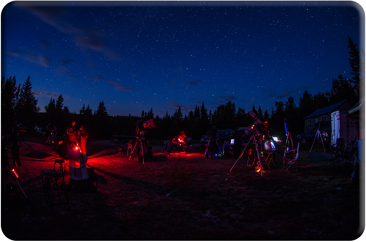 Web Graphic for Star Party at Livingston Lake.
