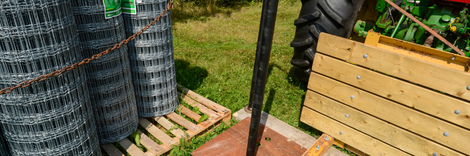 Making a 3 pt Hitch Fence Spooler