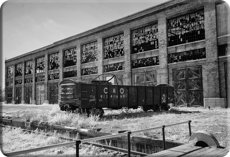 Web Graphic for Railway in Infrared.