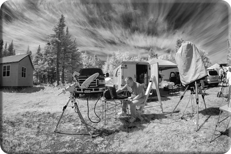 Web Graphic for Livingston Lake in Infrared images.