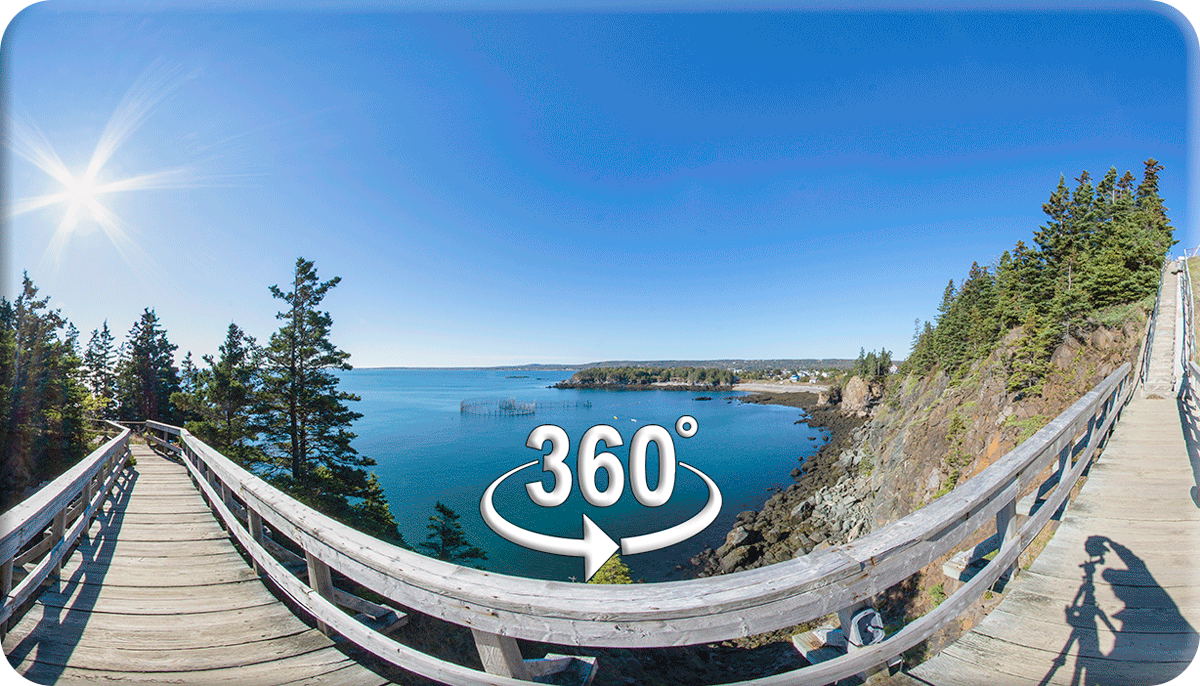 Link to the 360 walkway pano to the Swallowtail Lighthouse on Grand Manan.