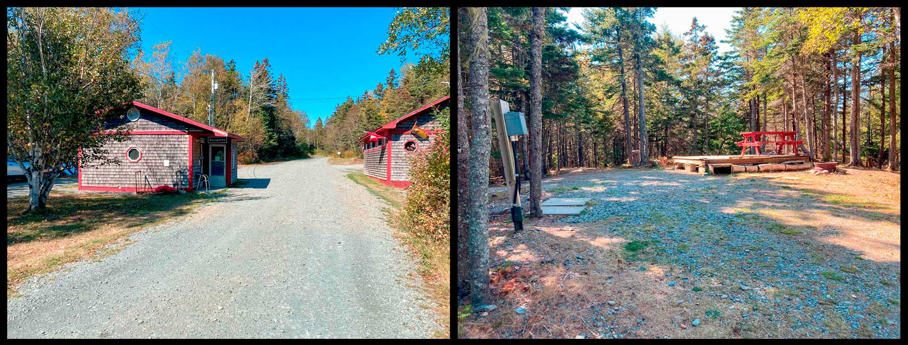 Images of North Head Campground in Grand Manan, NB.
